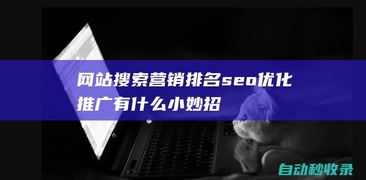 網(wǎng)站搜索營(yíng)銷(xiāo)排名seo優(yōu)化推廣有什么小妙招 (網(wǎng)站搜索營(yíng)銷(xiāo)案例分析)