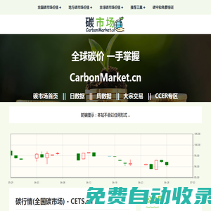 碳市場(chǎng) - CarbonMarket.cn - 全球碳價(jià) 一手掌握