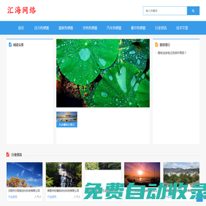 壓力傳感器_溫度傳感器_光電傳感器_汽車傳感器-雙和傳感器網