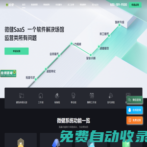微健-像微信一樣簡單的智能健身房管理系統-成都一顆牛油果科技有限公司