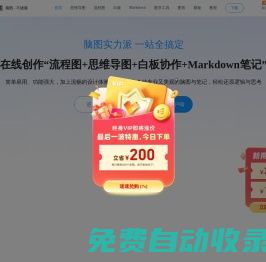 迅捷畫圖-專業的在線作圖網站,在線畫思維導圖、流程圖