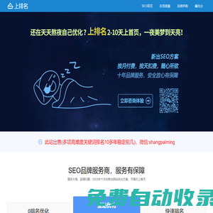 SEO_網(wǎng)站優(yōu)化_網(wǎng)絡(luò)推廣_新站整站快速排名_【上排名】