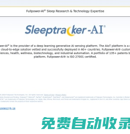 The Leading AI-Biosensing Platform Company | Fullpower?-AI
