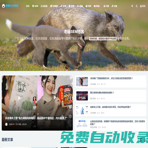 老楊SEM博客-競價推廣|信息流投放|直播投流|新媒體運營實戰技巧分享平臺